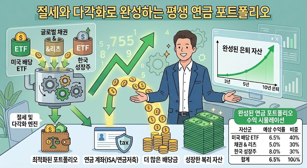 ISA 계좌 미국 배당 ETF 절세와 다각화로 완성하는 평생 연금 포트폴리오